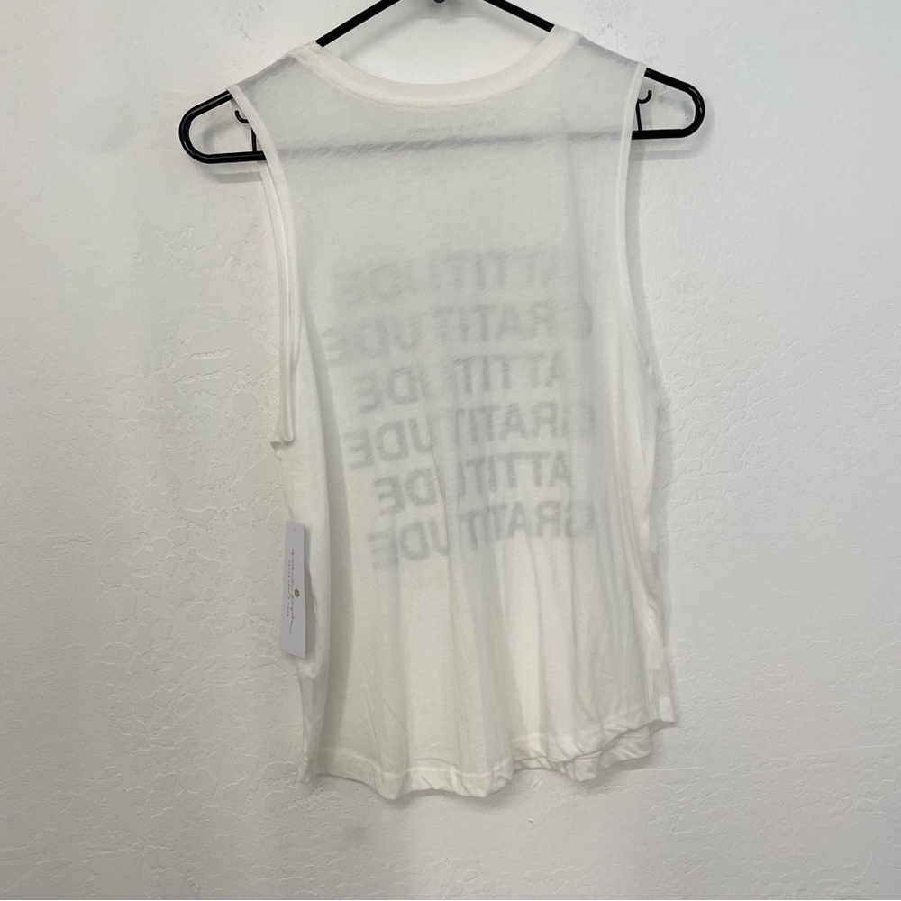Spiritual Gangster- Attitude Gratitude workout tank top- S and M - Picture 11 of 12